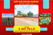 Bán lô đất sổ đỏ trong khu dân cư quận Dương Kinh,gần khu đô thị Vinhomes.Gía chưa đến 500tr