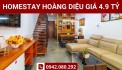 Cần bán Homestay Hoàng Diệu - Dòng tiền khủng 35-40tr/tháng - Gía 4 tỷ 9