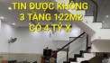 Kèo Thơm - 122m2 3 tầng giá có 4 tỷ x Phú Đông Quận 12 TPHCM