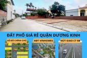 Bán lô đất sổ đỏ gần đường tỉnh 402 quận Dương Kinh HP, giá chỉ 495tr/lô, bao phí sang tên