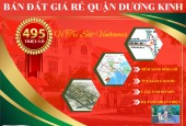 Bán lô đất sổ đỏ giá chỉ 495tr/lô nằm trong khu dân cư gần khu đô thị Vinhomes Dương Kinh