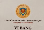 CHÍNH CHỦ - VI BẰNG TRÊN ĐẤT THỔ CƯ. LVL P KIỂN NB. 990TR