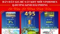 Gia đình cần bán 2 lô đất sổ đỏ giá siêu rẻ trung tâm quận Dương Kinh HP. giá chỉ 495tr/lô.