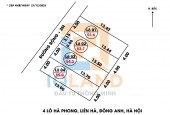 Chính chủ nhờ bán 55m² Hà Phong, Liên Hà, Đông Anh, Hà Nội.
 giá 9xx tr 
- Mặt tiền = hậu 4m, khổ đất vuông dài 13,9m.
- Đường vào đất rộng 2,5m.