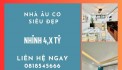 BÁN NHÀ MẶT NGÕ  ÂU CƠ ,TÂY HỒ  NHỈNH 4.X TỶ  40M2