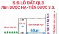 Dược Hạ-Tiên Dược gần QL3 giá chỉ hơn tỷ 78m đường thông