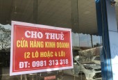 CHÍNH CHỦ CHO THUÊ CỬA HÀNG 52M MẶT TIỀN TẠI LỤC NAM - BẮC GIANG