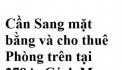 Cần Sang mặt bằng và cho thuê Phòng trên tại 278A, Cách Mạng Tháng 8, P10, Quận 3