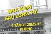 4 tầng 15 Phòng 125m2 có 8 tỷ x Lê Đức Thọ Phường 16 Gò Vấp TPHCM