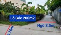 lô góc 2 mặt tiền sát đường nhựa áp phan máng 7,giá nhỉnh 10tr/1m.