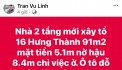 Nhà 2 tầng mới xây, tổ 16 hưng thành, TP Tuyên Quang  diện tích 91m2