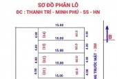 Bán nhanh 60m² tại Thanh Trí - Minh Phú - Sóc Sơn. Đường thông oto vào đất