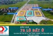 Đấu giá Khu dân cư số 4- TT Thắng- Hiệp Hoà- BG giá F0