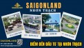 Saigonland Cần bán nhanh nền Nhà Vườn  sổ sẵn dự án Hud Nhơn Trạch Đồng Nai diện tích 285m2 khu dân cư hiện hữu