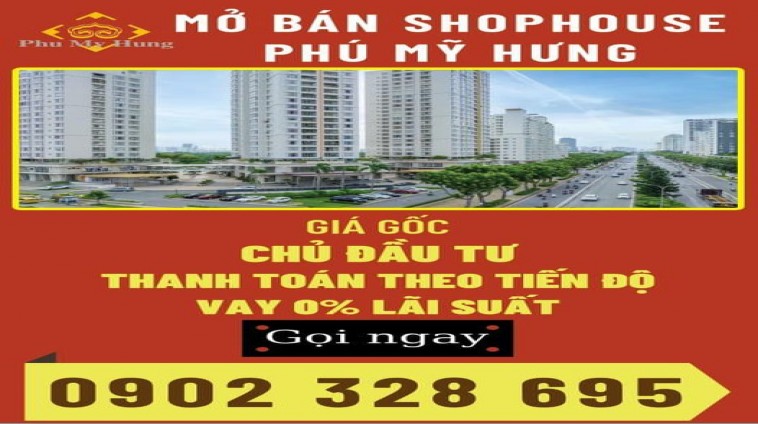 Dự án mới nhất chủ đầu tư Phú Mỹ Hưng năm 2024. Mua trực tiếp chủ đầu tư với giá bán và chính sách ưu đãi