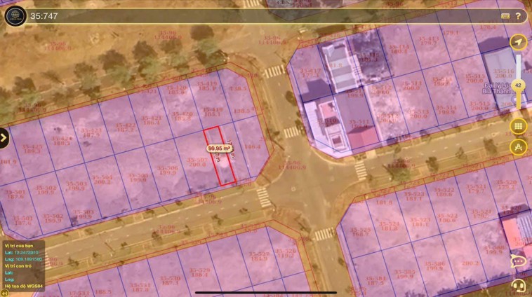 Đất Full Thổ Cư 74m² - Giá Chỉ 1.790 Tỷ Tại Khu TĐC Đất Lành, Vĩnh Thái, Tp. Nha Trang
