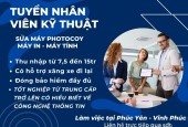 Tuyển Dụng Nhân Viễn Kỹ Thuật Sửa Máy Photocopy