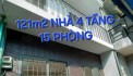 4 tầng 121m2 15 Phòng Trọ có 8 tỷ15 Lê Đức Thọ Phường 16 Gò Vấp TPHCM