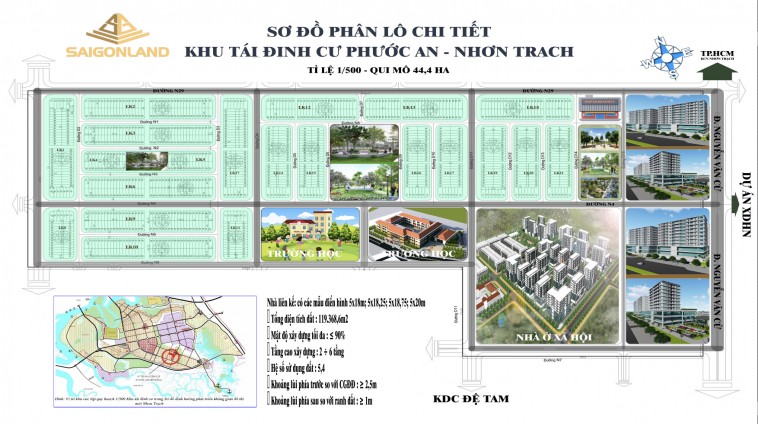 Saigonland nhượng lại suất chính khu Tái Định Cư Phước An mặt tiền đường N29