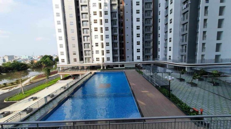 Bán Căn hộ Conic Riverside Quận 8, 72m2, Full Nội thất, Sổ hồng sẳn, liên hệ 0909668928