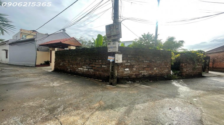 Cc FO gửi bán lô góc đẹp 61m2 tại trung tâm xã Đại Yên Chương Mỹ, giá chỉ hơn 1.x tỷ.