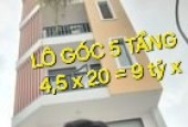 Toà Nhà 5 tầng 4,5 x 20 có 9 tỷ x Bùi Văn Ngữ Hiệp Thành Quận 12 TP.HCM