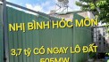 Bao Giá Toàn Sài Gòn - Đất 505m2 có 3,7 tỷ Nhị Bình Hóc Môn TP.HCM