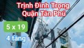 CHDV gần 100 tr/ th, HXH Gần Âu Cơ Tân Phú - 93m2 - 19 ph, hơn 12 tỷ