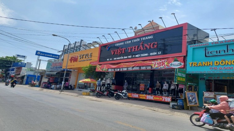 BÁN NHÀ MẶT TIỀN NGUYỄN ẢNH THỦ, HIỆP THÀNH, Q12, (5x25) ĐÚC 3 TẤM  GIÁ 16 T