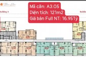Bán căn góc 121m2 A3.05  tại dự án The Horizon Phú Mỹ Hưng, Nhà đầy đủ nội thất, Xách vali vào ở ngay