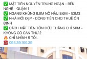 Bán nhà mặt tiền trung tâm tphcm. Ngang lớn, nhà đẹp, sổ vuông, kinh doanh tốt, chỉ từ 9 tỷ. LH: 0933910039