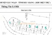 Cấn Bấn 5 lô  biệt thự F0 tại Kiên Thành- Lục Ngạn -Bắc Giang.