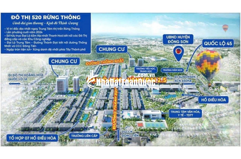 Bán Gấp 3 Lô Đất Trung Tâm Rừng Thông,Tp.Thanh Hóa – Cơ Hội Đầu Tư Sốc Chưa Từng Có