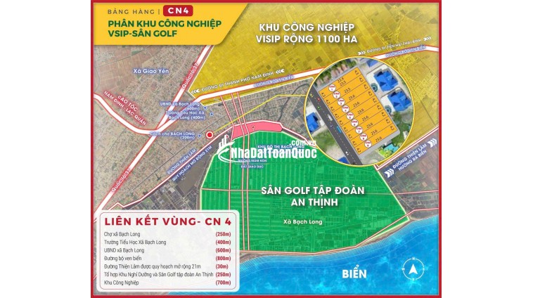 CHÍNH CHỦ BÁN ĐẤT - CƠ HỘI ĐẦU TƯ SINH LỜI TẠI QUẤT LÂM, NAM ĐỊNH,1,2 tỷ,98,5m2,nhiều tiện ích