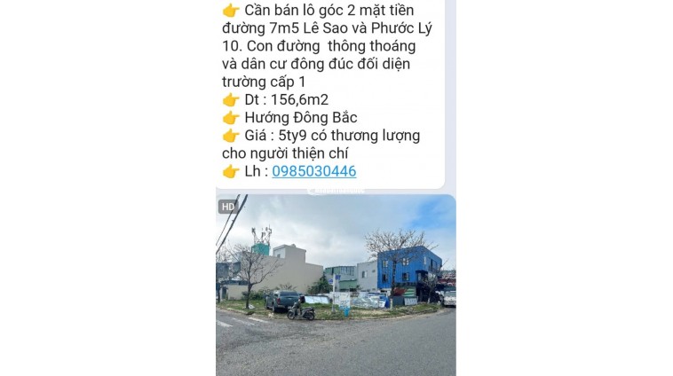 Bán nhà đất tại Đà Nẵng – vị trí đẹp – DT đa dạng - pháp lý chuẩn – giá thương lượng. Lh:0985030446