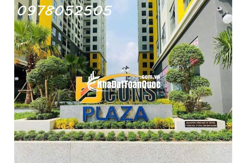 Chính chủ cần bán gấp căn hộ 2PN Bcons Plaza - View SG tầng trung