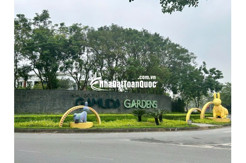 BIỆT THỰ SÂN VƯỜN GAMUDA GARDENS - MẶT TIỀN KHỦNG 12M, 320M2, NỘI THẤT TIỀN TỶ - GIÁ 98 TỶ