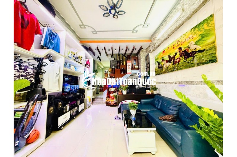 NHÀ PHAN HUY-GẦN EMART PHAN HUY ICH - GÒ VẤP-HXH TRÁNH-72M-4 TẦNG-6.Xx TỶ