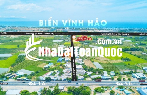 Đất biển Liên Hương, Bình Thuận. Sổ đỏ sẵn thổ cư giá chỉ 6tr/m2, đầu tư kinh doanh quá thuận tiện