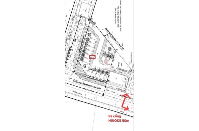 KĐT Hinode - Park: Đất 70m2 -chỉ 138,5 tr/ m - phân lô, vỉa hè + đường 2 ôtô tránh - sát QL32