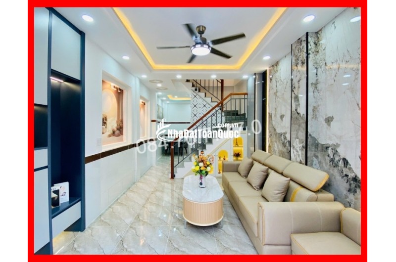 BÁN NHÀ HXH 4 TẦNG, 4PN, 4WC - QUANG TRUNG, GÒ VẤP - 5.7 TỶ - 33M2 - NHÀ MỚI ĐẸP - LIỀN KỀ TIỆN ÍCH