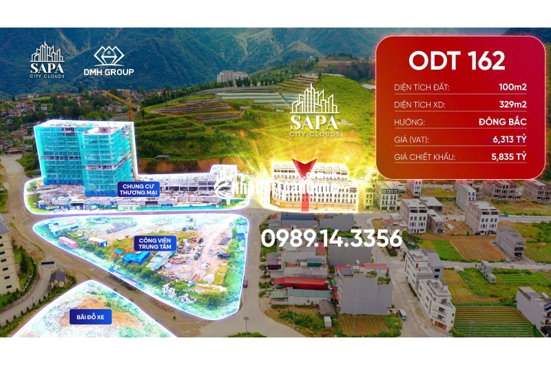 Cơ hội cuối cùng cho nhà đầu tư Liền kề, Shophouse lâu dài tại Sapa.