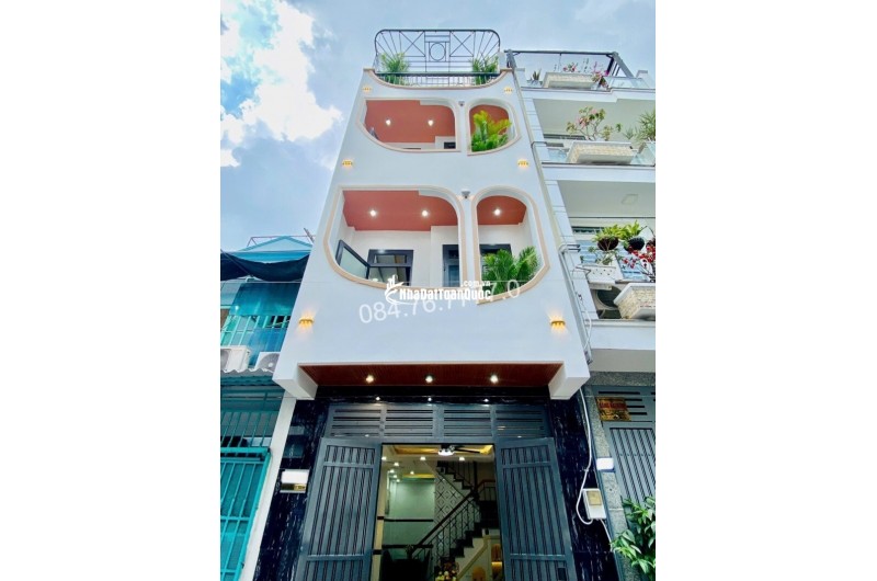 BÁN NHÀ HXH 4 TẦNG, 4PN, 4WC - QUANG TRUNG, GÒ VẤP - 5.7 TỶ - 33M2 - NHÀ MỚI ĐẸP - LIỀN KỀ TIỆN ÍCH