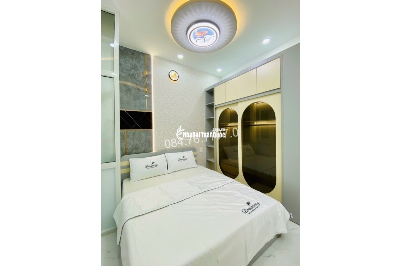 BÁN NHÀ HXH 4 TẦNG, 4PN, 4WC - QUANG TRUNG, GÒ VẤP - 5.7 TỶ - 33M2 - NHÀ MỚI ĐẸP - LIỀN KỀ TIỆN ÍCH