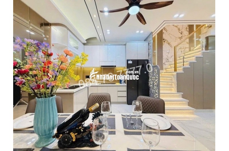 BÁN NHÀ 6 TẦNG, 54M2, 4.6x12m, NGÕ QUANG TRUNG, GÒ VẤP - GIÁ 11.8 TỶ - SỔ HỒNG CHÍNH CHỦ
