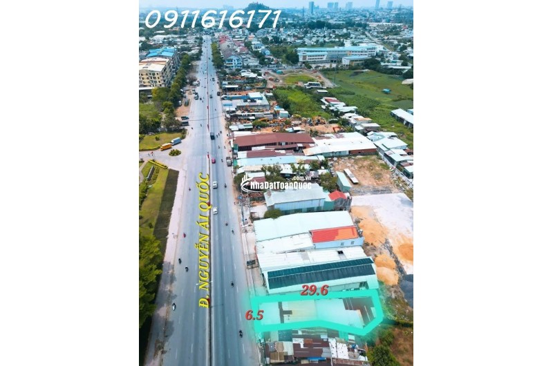 BÁN GẤP NHÀ SỔ RIÊNG 196,5M2 MẶT TIỀN QUỐC LỘ 1K ĐỐI DIỆN CTY POUCHEN