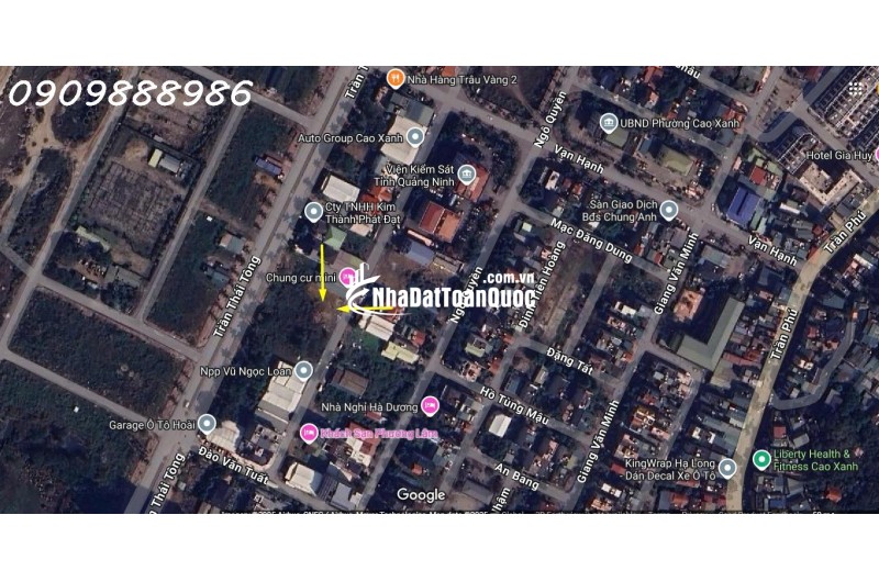 Bán đất biệt thự 375m2 mặt tiền 15m, hướng đông nam KĐT Hà Khánh A Hạ Long, Quảng Ninh