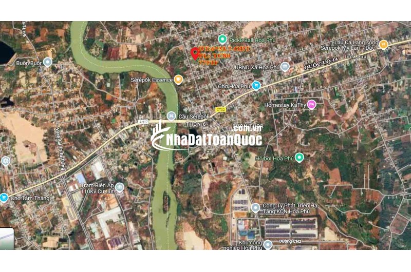 BÁN LÔ ĐẤT HẺM CÁCH QUÓC LỘ 14 CHỈ 500M, BUÔN MA THUỘT, ĐỐI DIỆN KCN HOÀ PHÚ, CHỈ 775TRIỆU