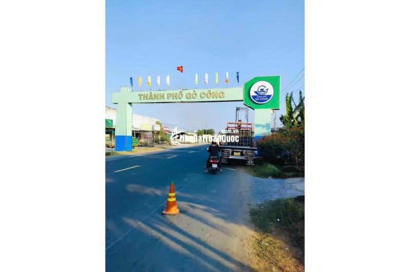 BÁN ĐẤT MẶT TIỀN QL50, TP GÒ CÔNG SHR, CÔNG CHỨNG SANG TÊN NGAY - GIÁ CHỈ 600TR