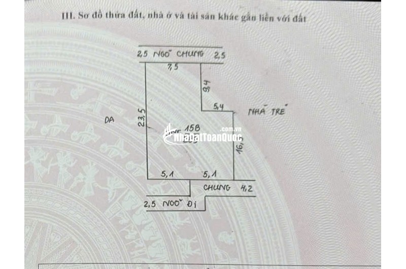 289m (271) Đông Sơn, CM, HN. Giá chỉ 21tr/m - Hàng đẹp tách được 3 lô